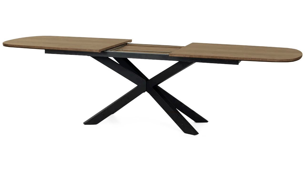 Uitschuiftafel Meranti -  Premium D100 x H76 cm