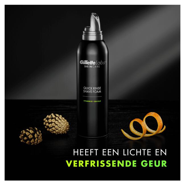 GilletteLabs Scheerschuim Snel Afspoelbaar 240 ML