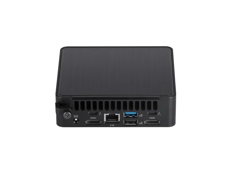 ASUS NUC 14 Pro RNUC14RVKU500002I - Barebone - mini PC 1 x Core Ultra 5 125H / op til 4.5 GHz - RAM 0 GB - Intel Arc Graphics - IEEE 802.11ax (Wi-Fi 6E), Gigabit Ethernet, 2.5 Gigabit Ethernet, Bluetooth 5.3 - sort