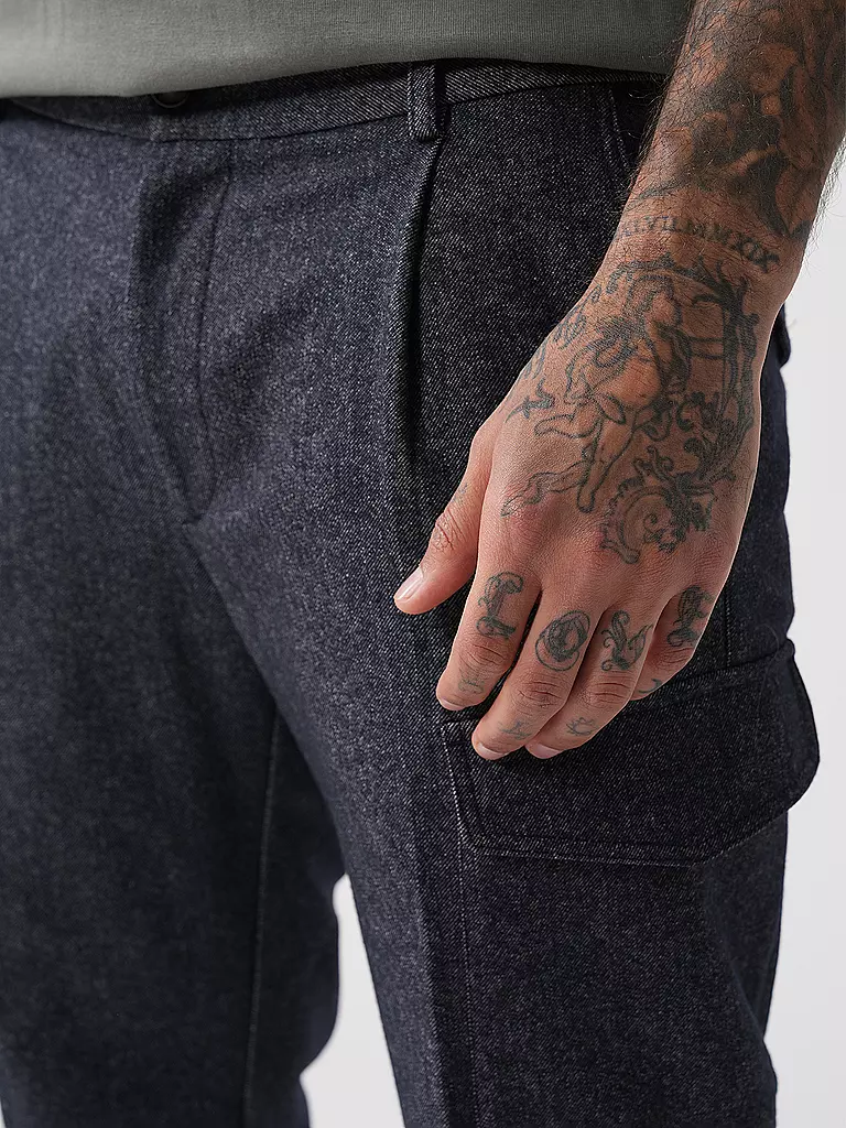 WINDSOR Cargohose DEFATO dunkelblau
