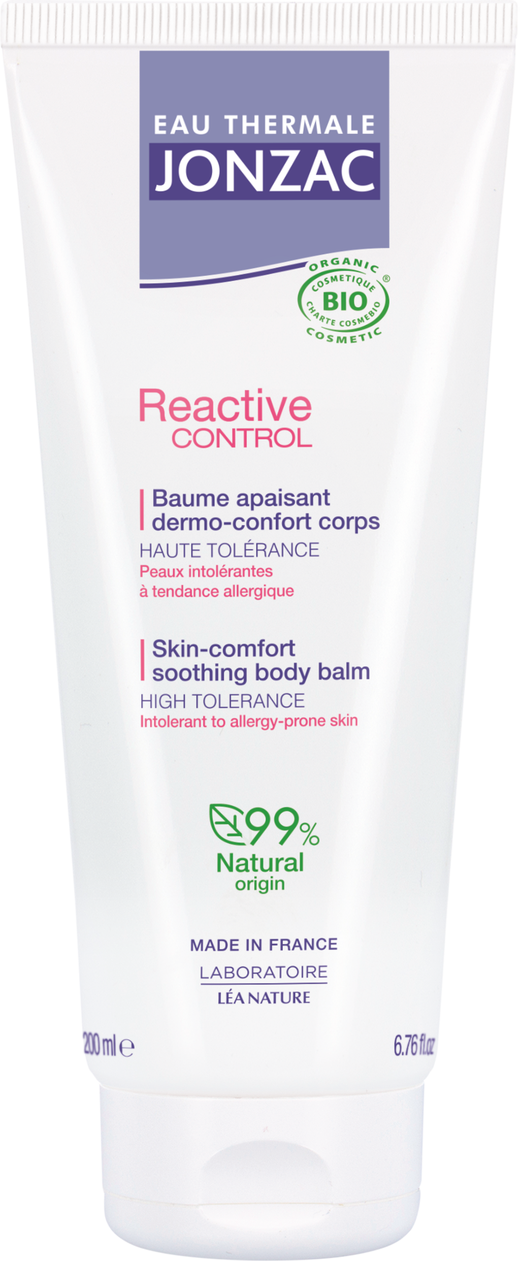 Eau Thermale JONZAC  RÉactive Skin Comfort Soothing Body Balm, 200 ml