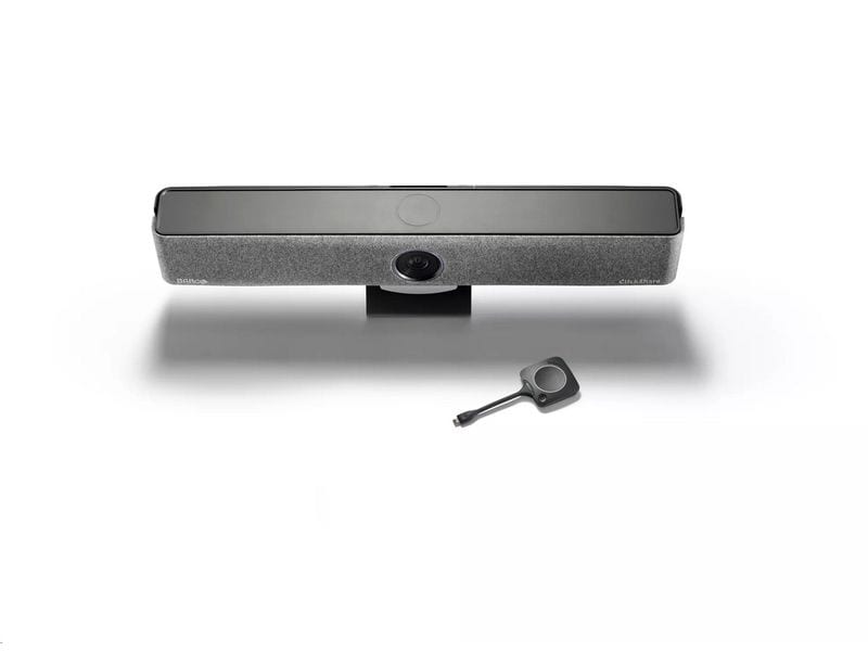 Barco ClickShare Bar Core mit 1 Button Hochwertige All-in-One-Videobar für ansprechende und mühelose drahtlose Konferenzen