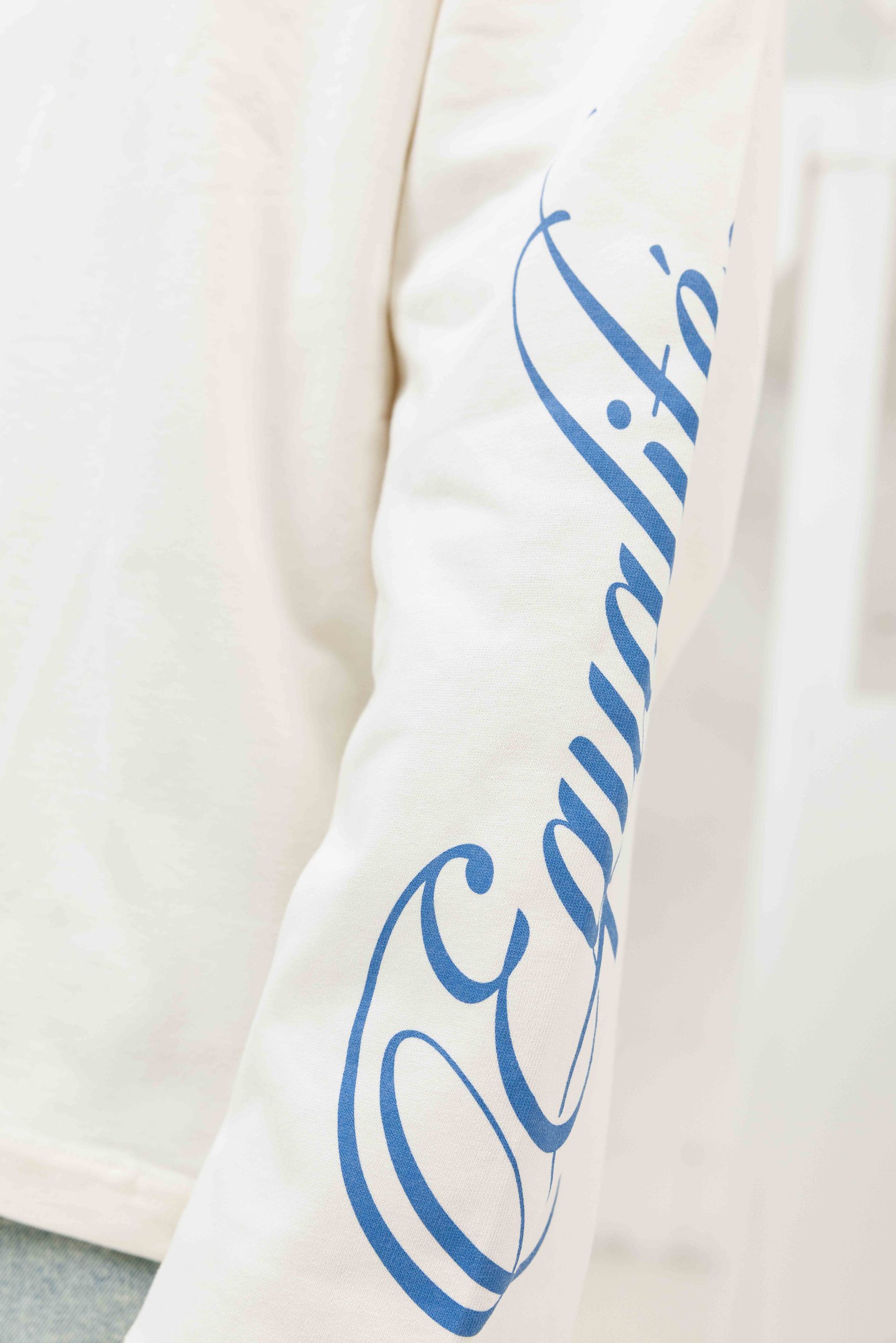 Equalité Fountain Oversized Longsleeve Heren Gebroken Wit