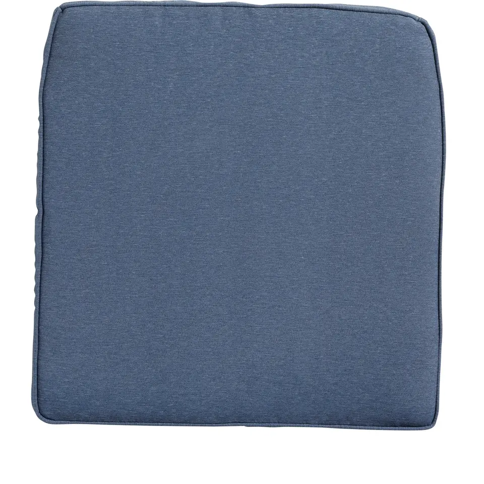 Madison - Zitkussen Wicker Panama safier blue - Ca. 48x48 cm - Set van 4
