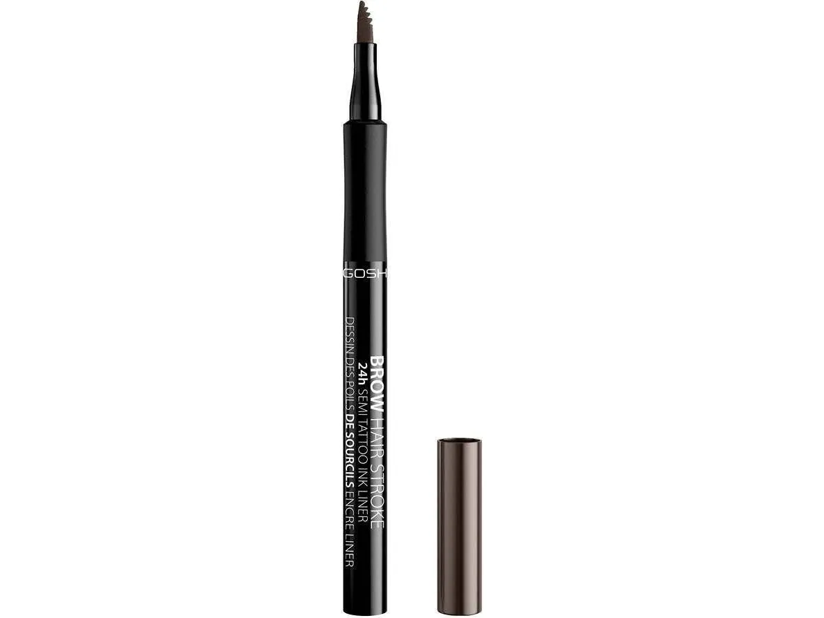 GOSH_Brown Hair Stroke precision eyebrow styling pen 003 Dark Brown