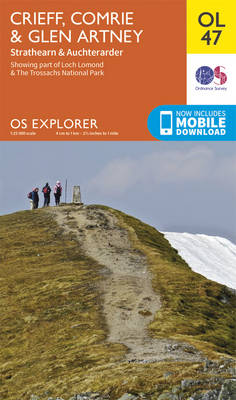 Crieff, Comrie & Glen Artney, Strathearn & Auchterarder - OS Explorer Map OL 47 (Sheet map, folded)