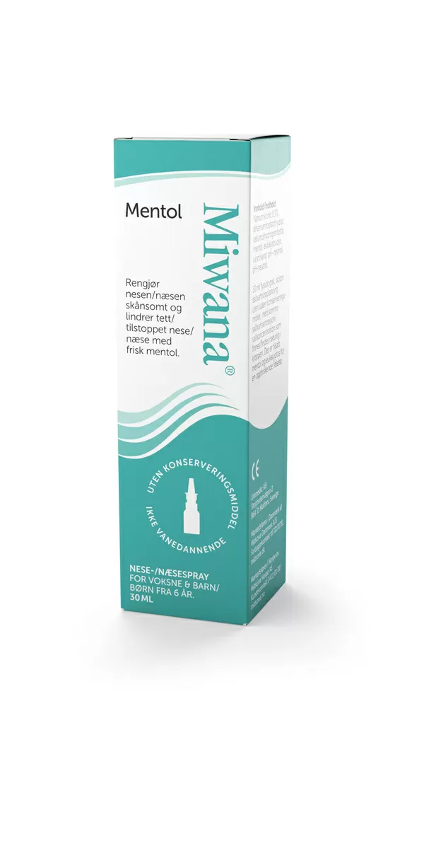 Miwana Næsespray Mentol - 30 ml