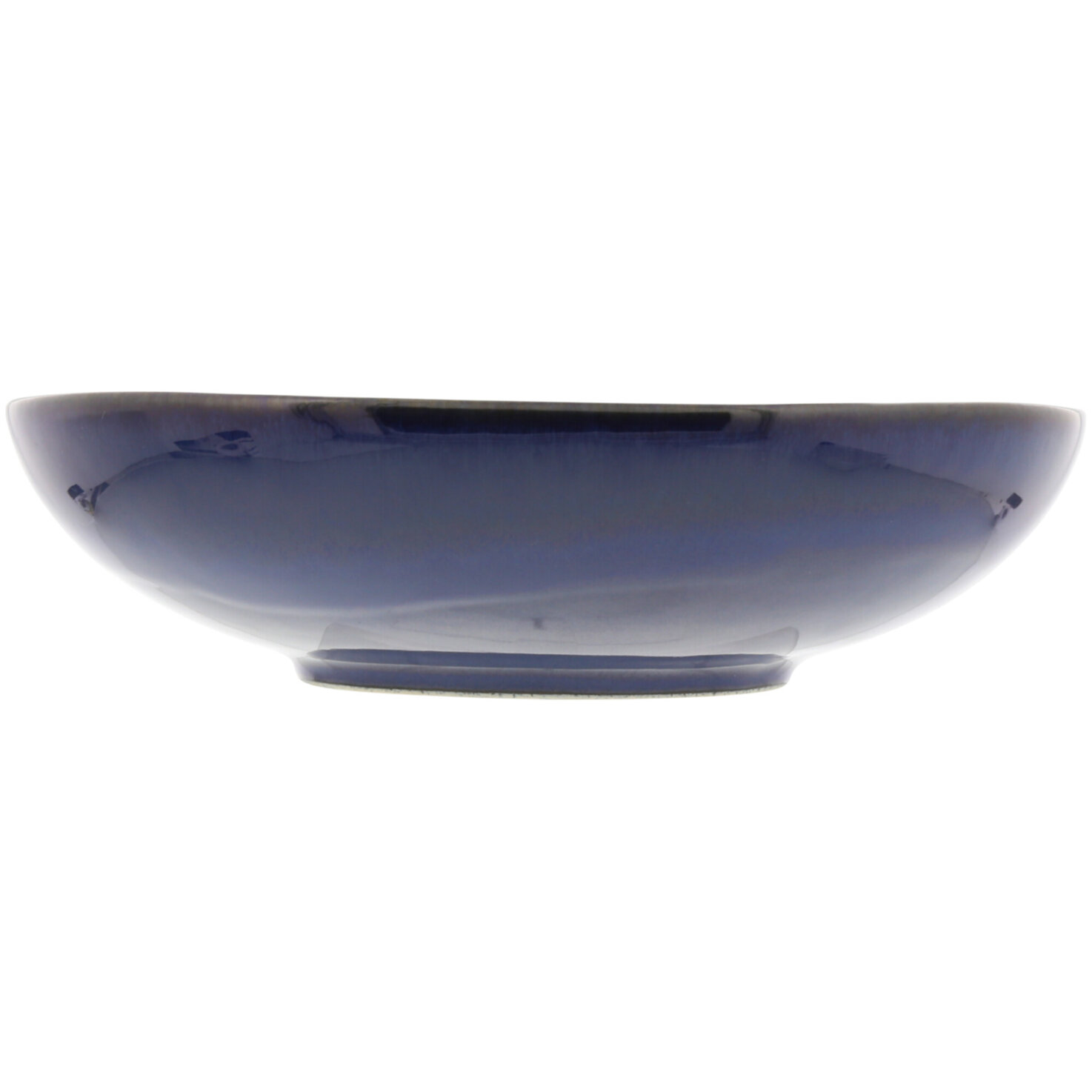 Salat & Pastateller Shiny blau 22cm