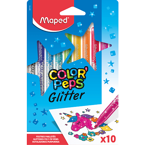 Maped Color'Peps glittertusser 10 stk.