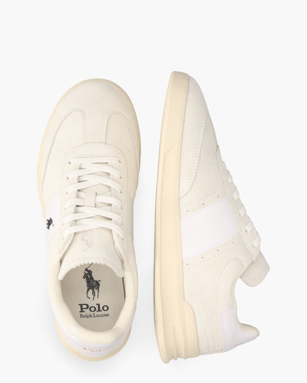 Polo Ralph Lauren Heritage Aera Off-White Herensneakers
