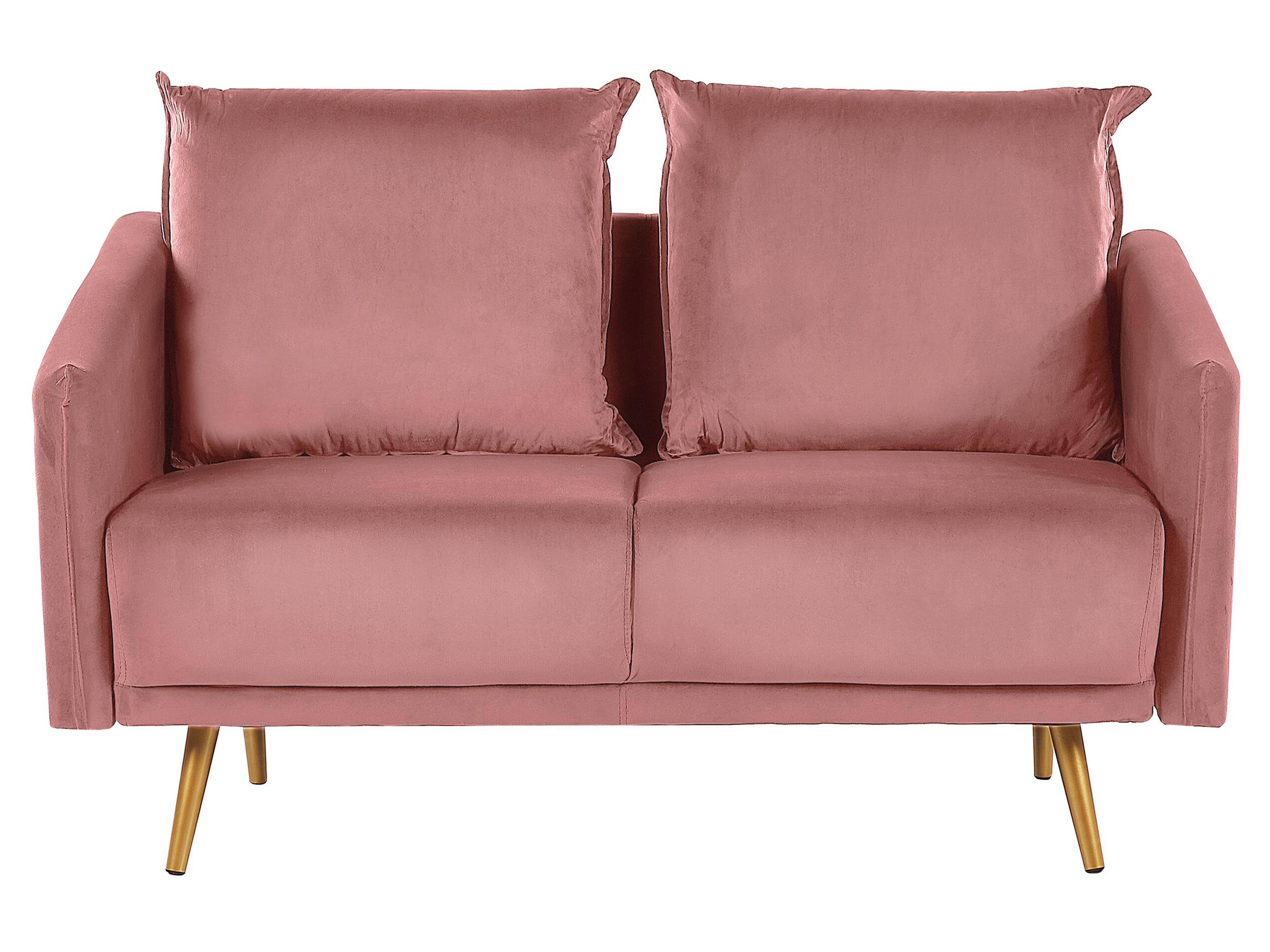 Bankenset 5-zits MAURA Fluweel Roze