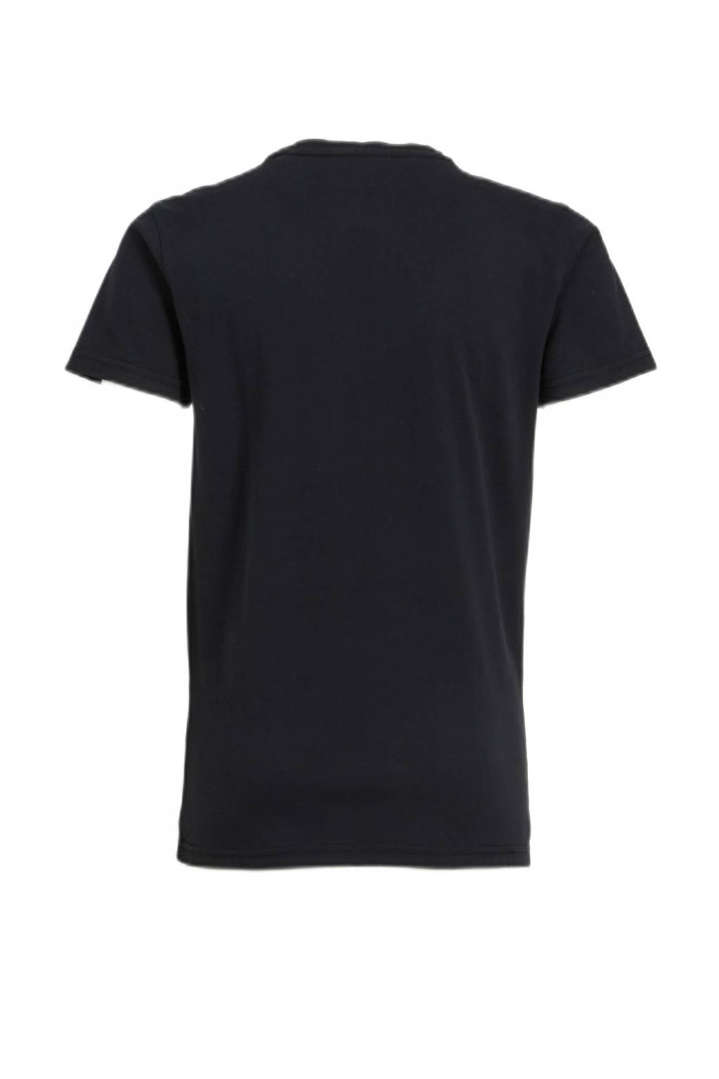 Petrol Industries T-shirt met printopdruk zwart