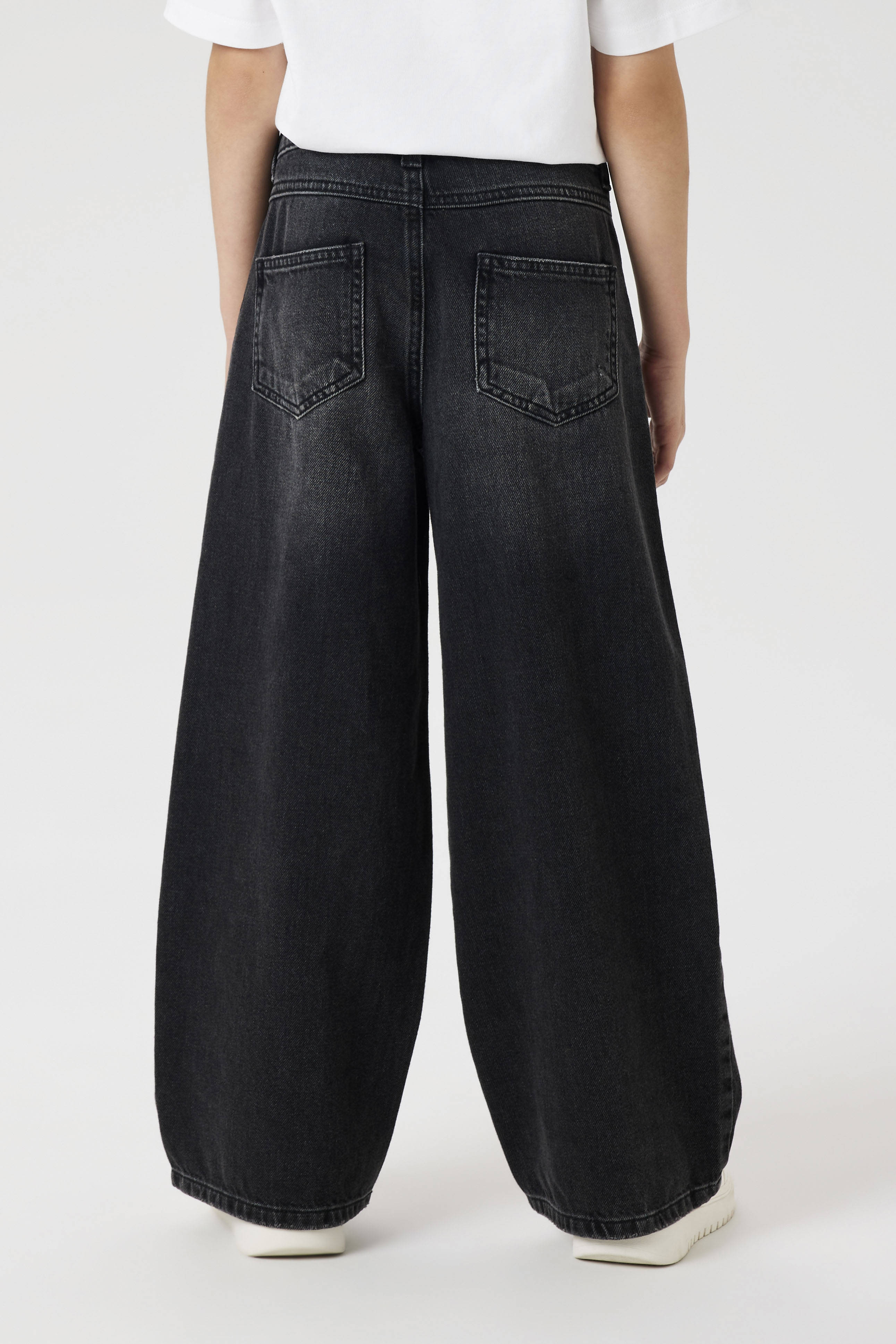 NAME IT wide leg jeans NKFROSE black denim