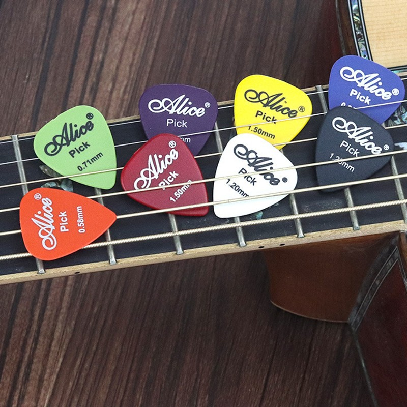 (18er Set) Gitarren Plektrum Musik Kunststoff Pick Saiten Plektren - Bunt