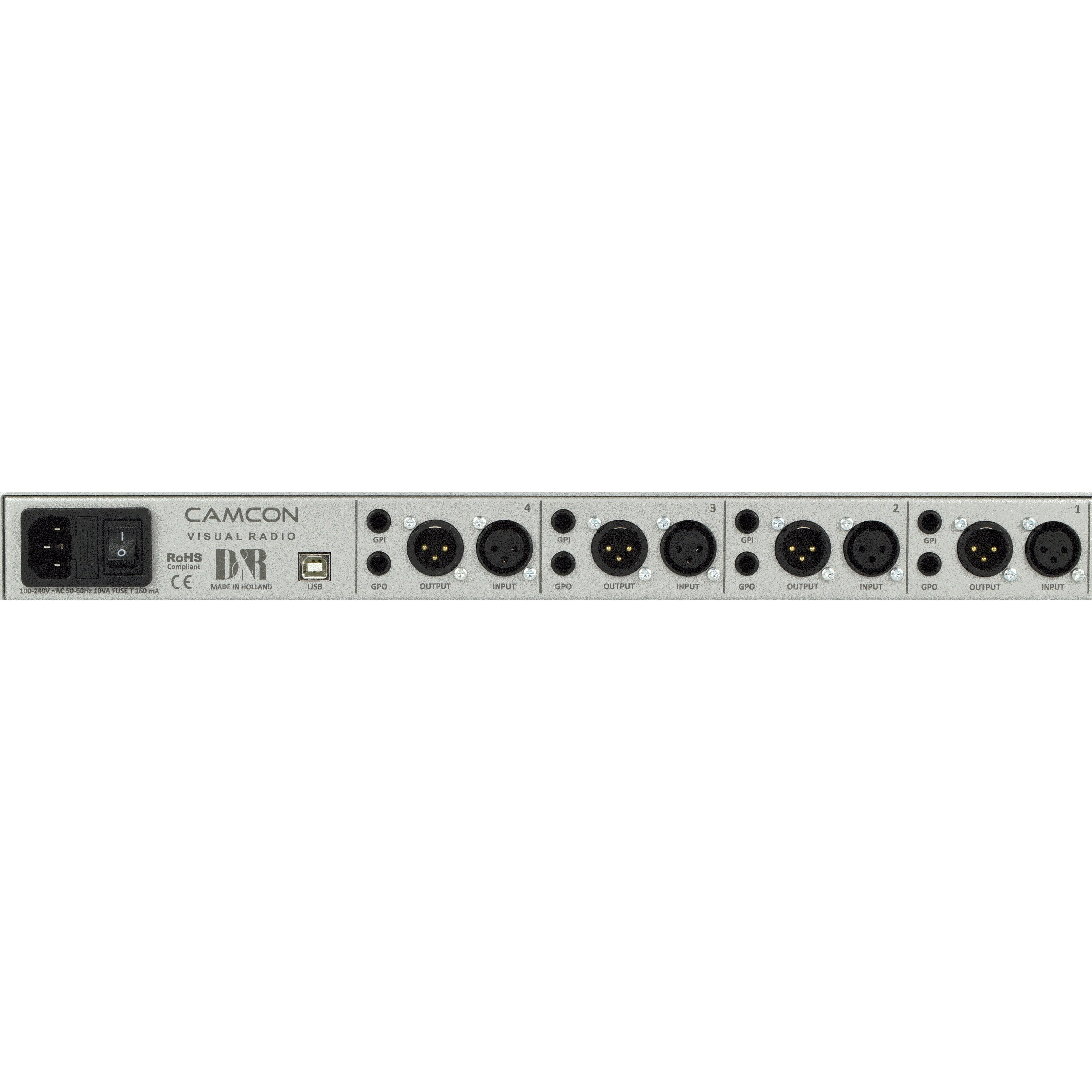 D&R Camcon Trigger Box 4-kanaals trigger unit voor Visual Radio