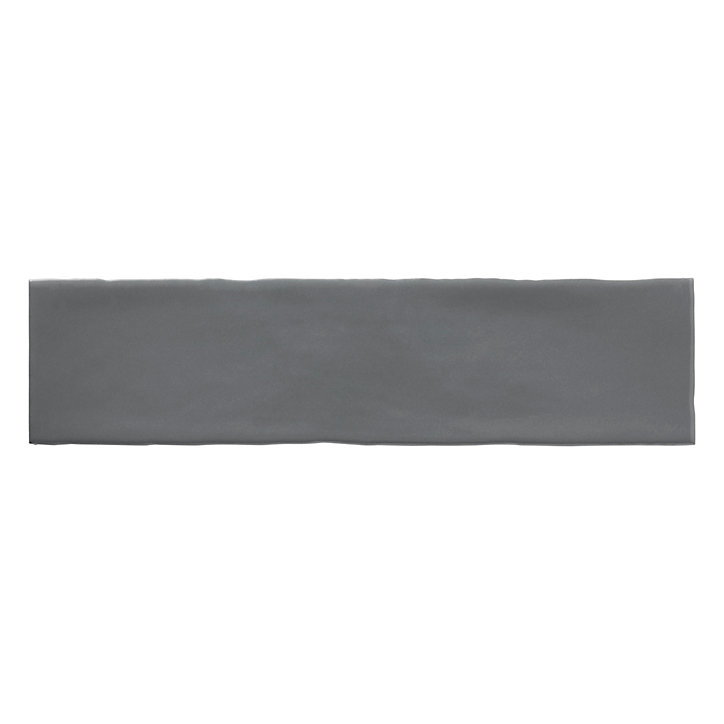 Carrelage mural Vernisse 30,1 x 7,5 cm gris foncé