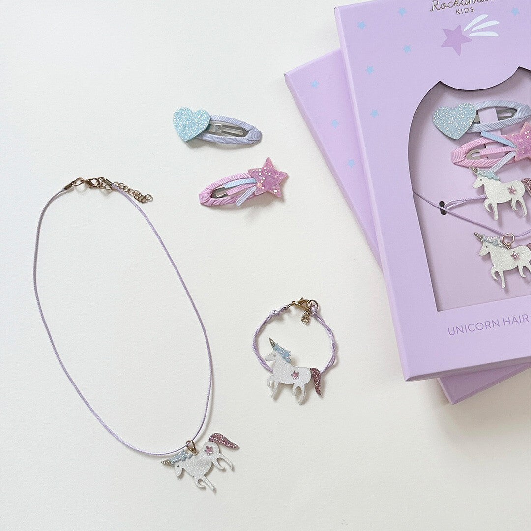 Rockahula kids haar- en sieradenset unicorn