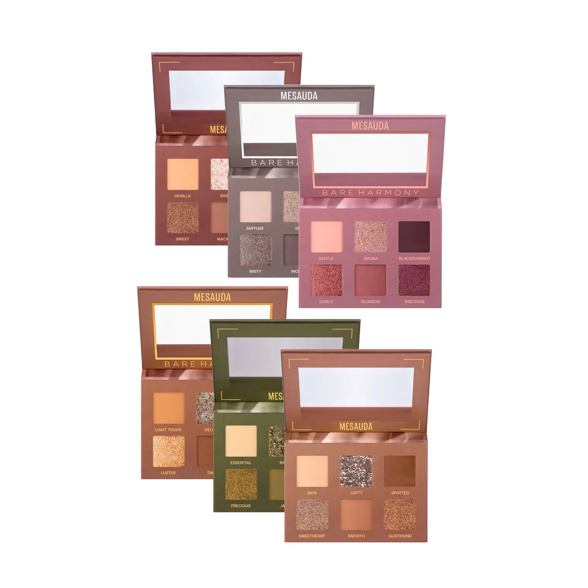 Palette Ombres à Paupières BARE HARMONY 6ml