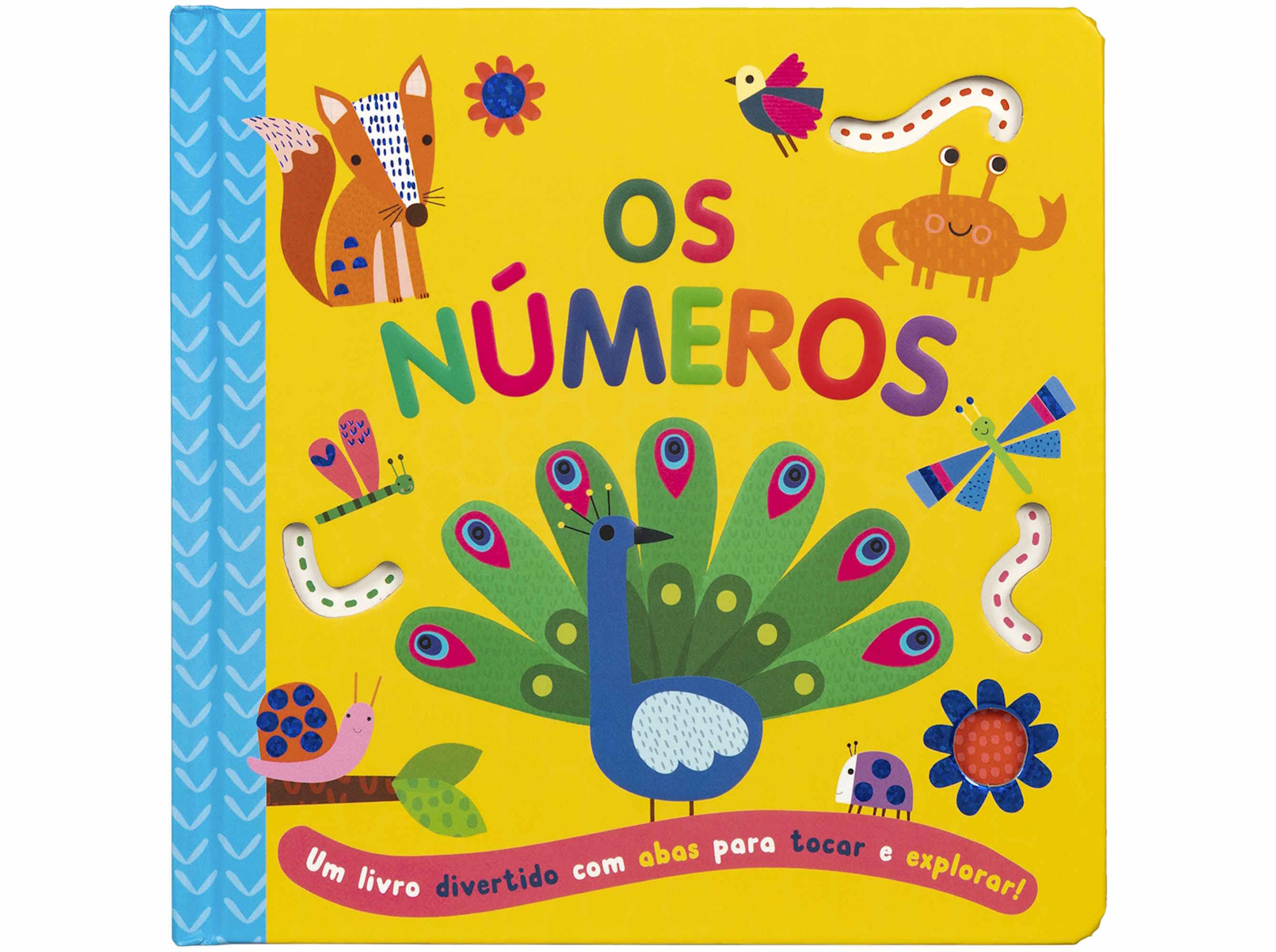 LIVRO OS NÚMEROS - UM LIVRO DIVERTIDO COM ABAS PARA TOCAR