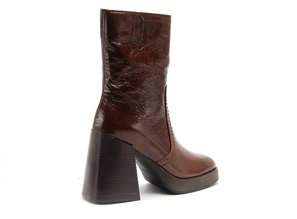 Alpe boots bottine talons femme 2761 marron