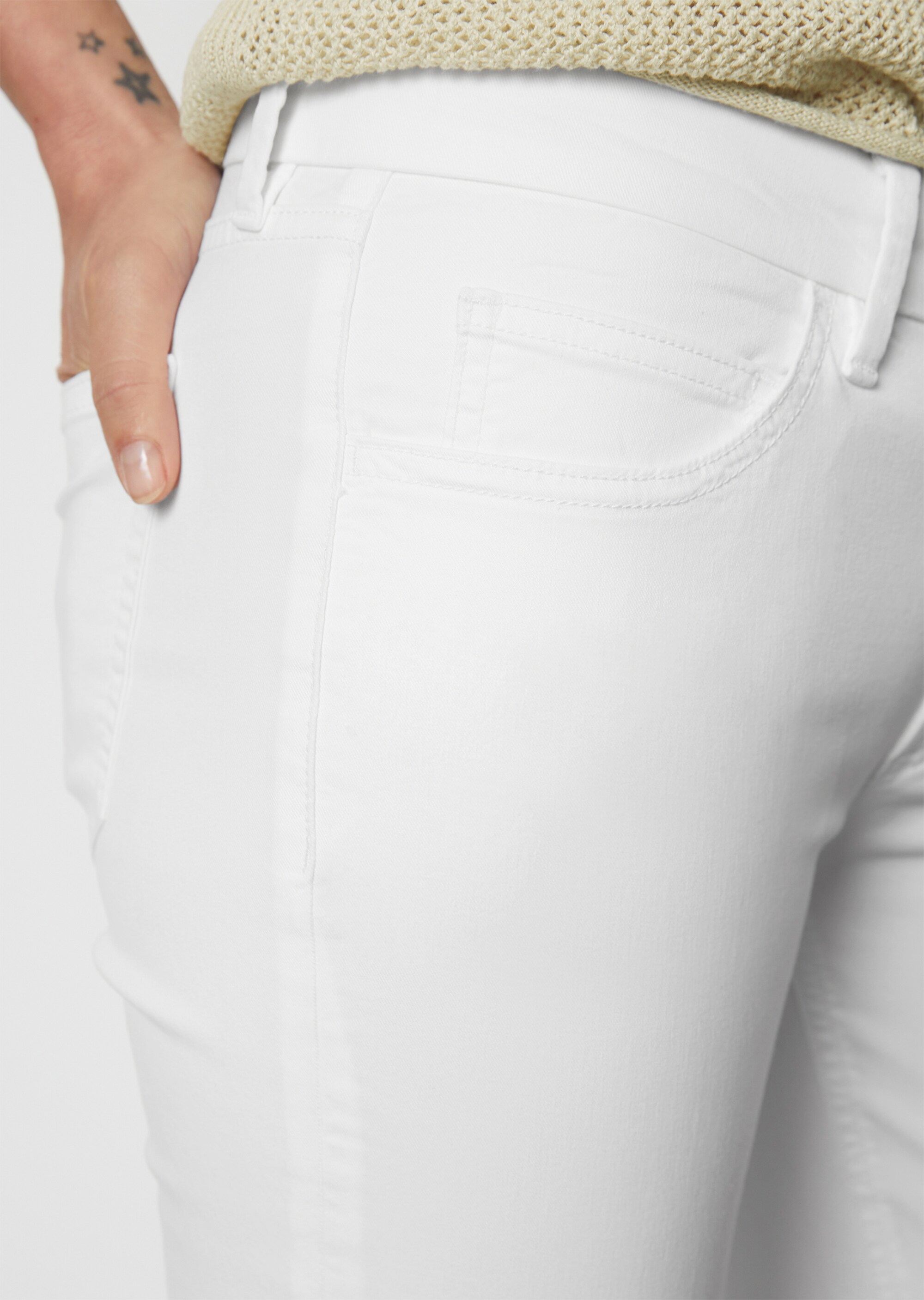 Hose Modell LULEA slim aus Organic-Cotton-Lyocell-Stretch-Mix