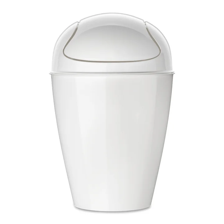 Koziol - DEL Schwingdeckeleimer M, recycled white