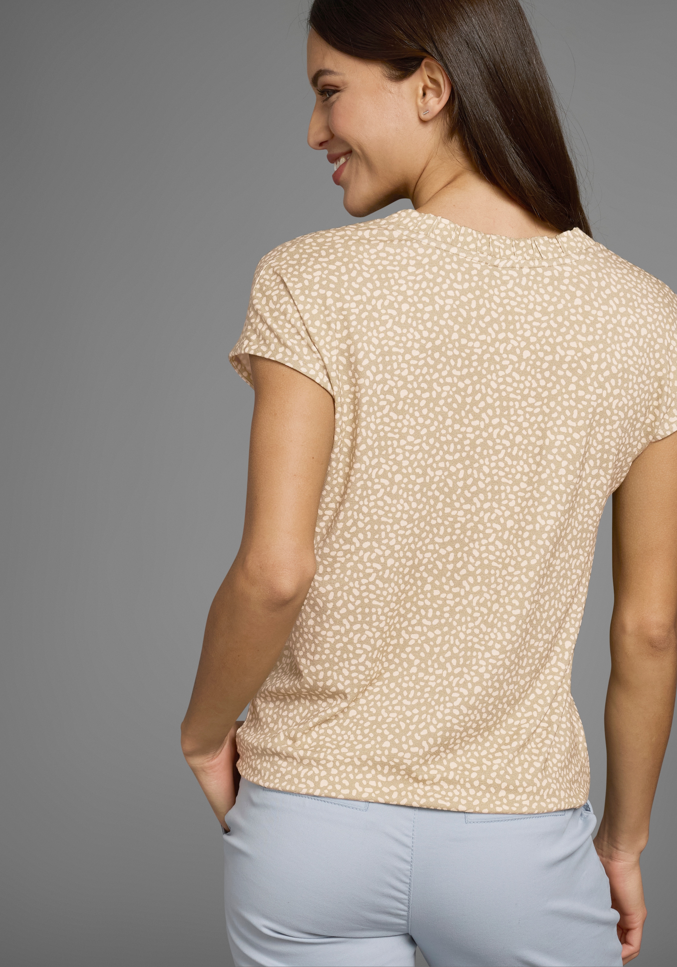 Laura Scott Print-Shirt , mit elastischem Saum