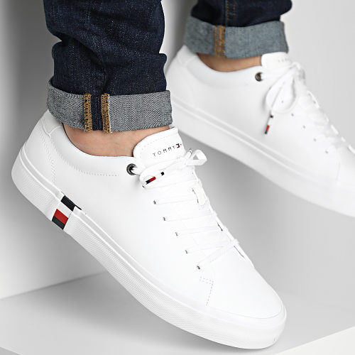Baskets Corporate Leather Detail Vulcan 4589 White