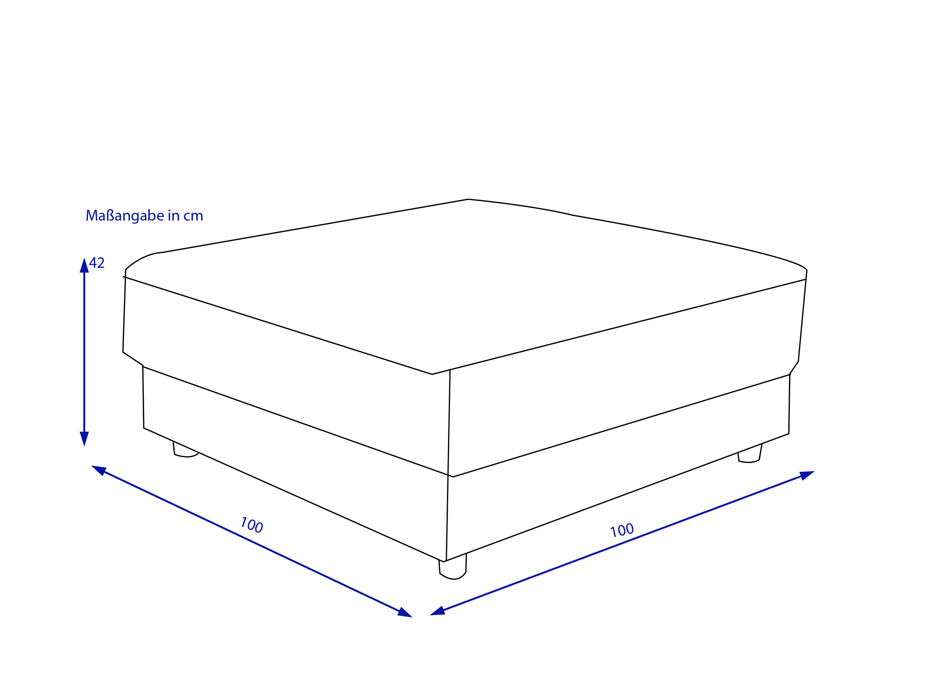 Hocker CONSTANTIN light grey