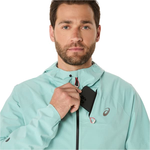 Veste running ASICS METARUN WATERPROOF JACKET OASIS GREEN