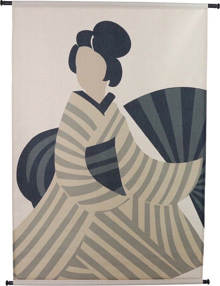 HD Collection wanddoek beige 105 x 2,5 x 136 cm