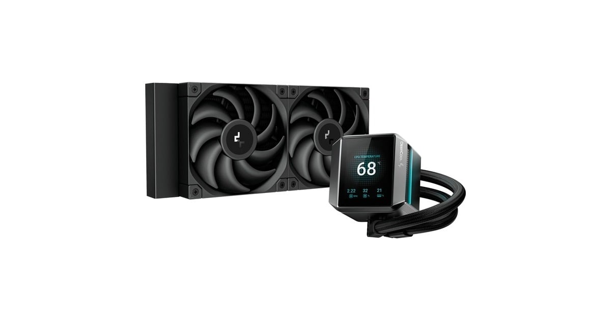 DeepCoolMYSTIQUE 240 waterkoeling  (Zwart)
