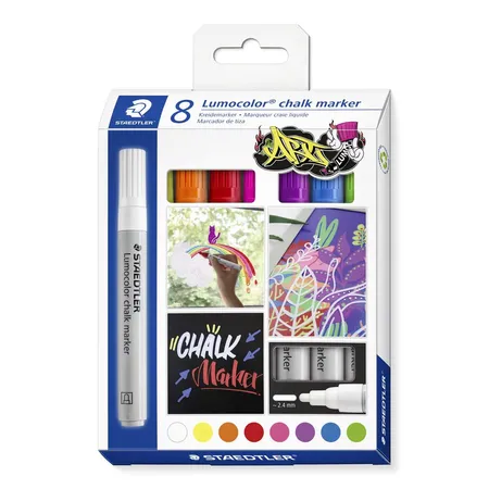 STAEDTLER® Lumocolor® chalk marker 344 Kreidemarker 8er Packung