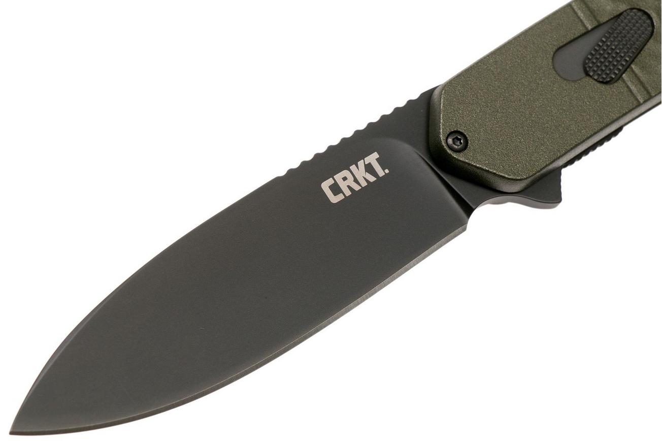 CRKT Bona Fide K542GKP OD Green zakmes, Ken Onion design