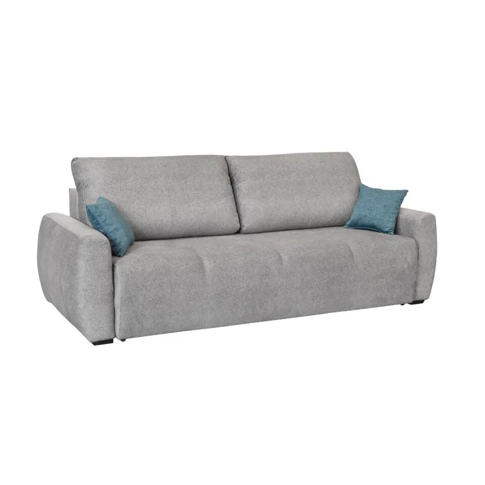 CALICOSY - Slaapbank ALBA - Grijs - 76x246x112 cm