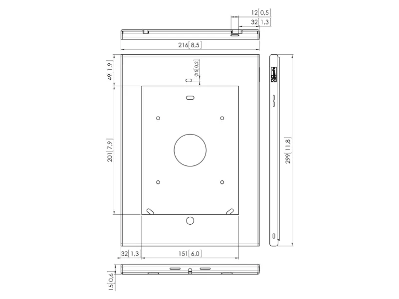 Vogel's TabLock PTS 1213 - Sikkerhedsindelukke for tablet