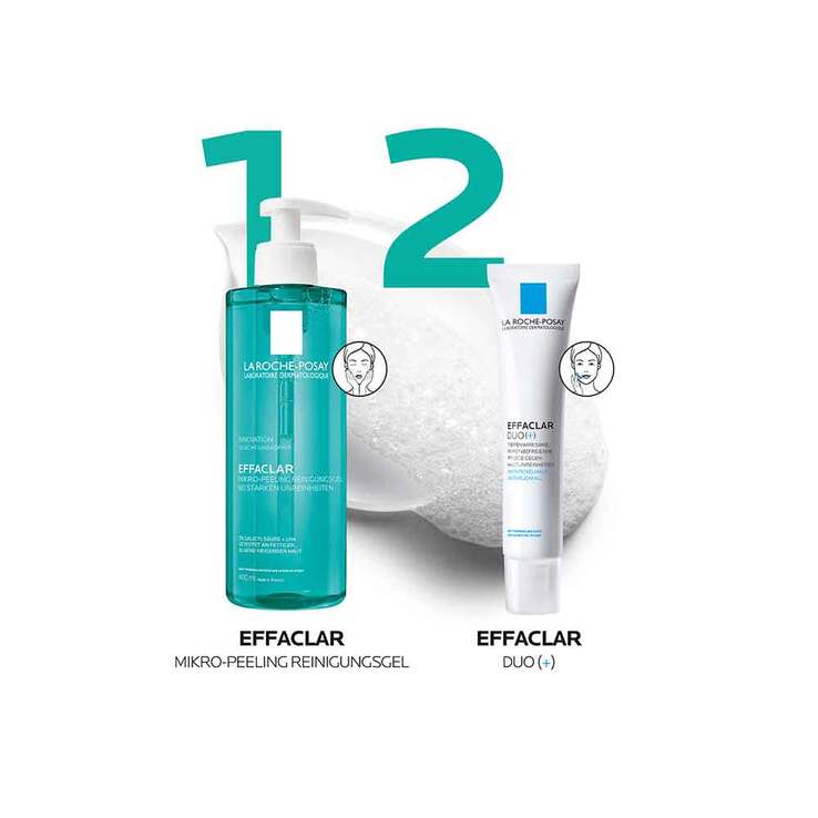 La Roche Posay Effaclar Mikro-Peeling Reinigungsgel, 400 ml