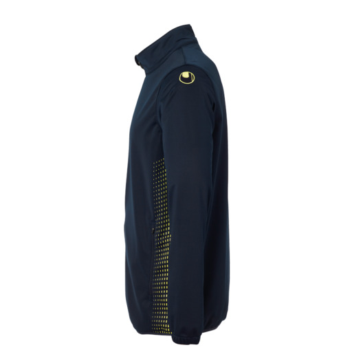 Jaqueta Score Classic Azul Marinho/Amarelo Fluorescente Uhlsport