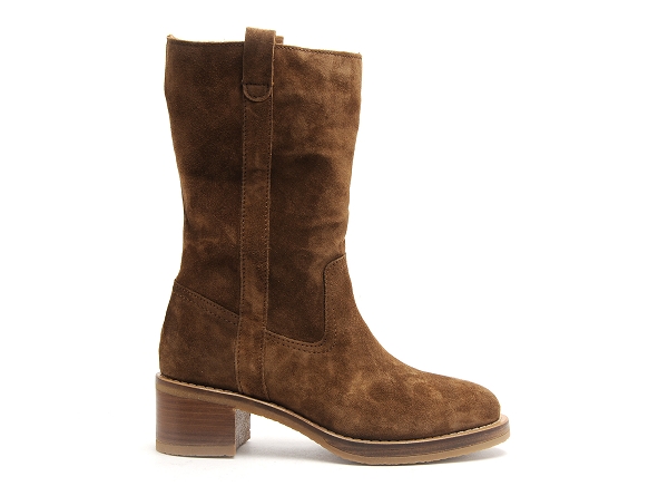 Alpe bottes talons femme 2616 marron