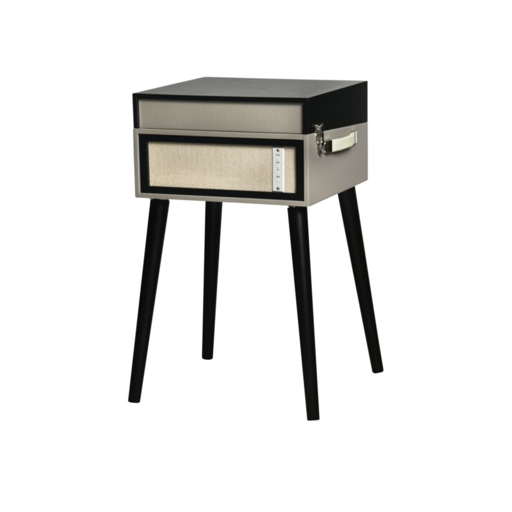 Denver VPL-150BT freistehender Retro Schallplattenspieler mit Bluetooth MP3, USB, Smartphonesteuerung