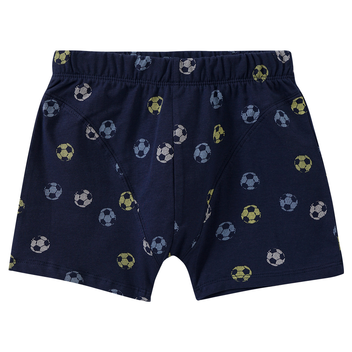 Yigga 5 Jungen Boxer mit Bio-Baumwolle hellblau / dunkelblau / creme
