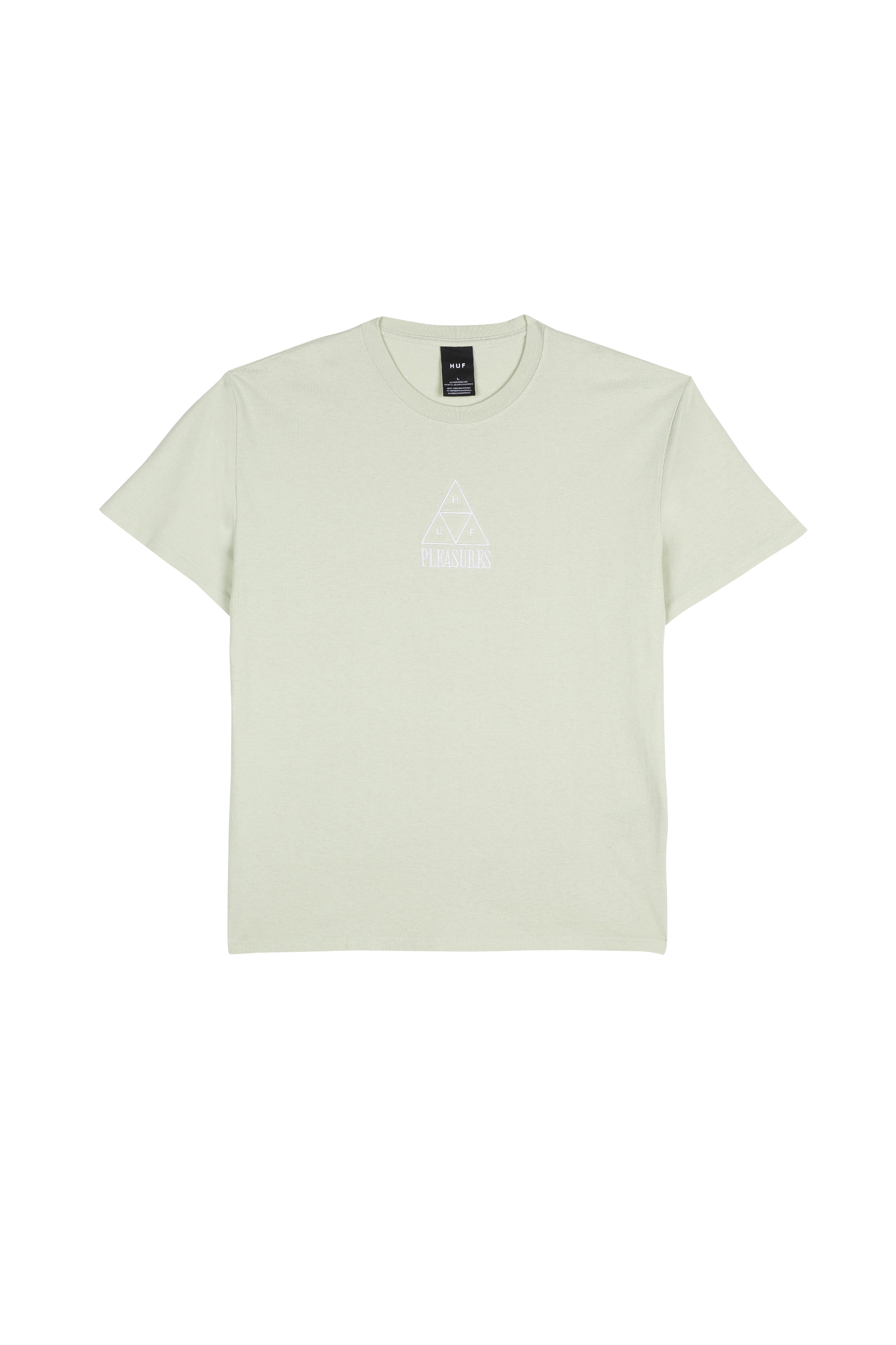HUF T-SHIRT PLEASURES DYED Vert