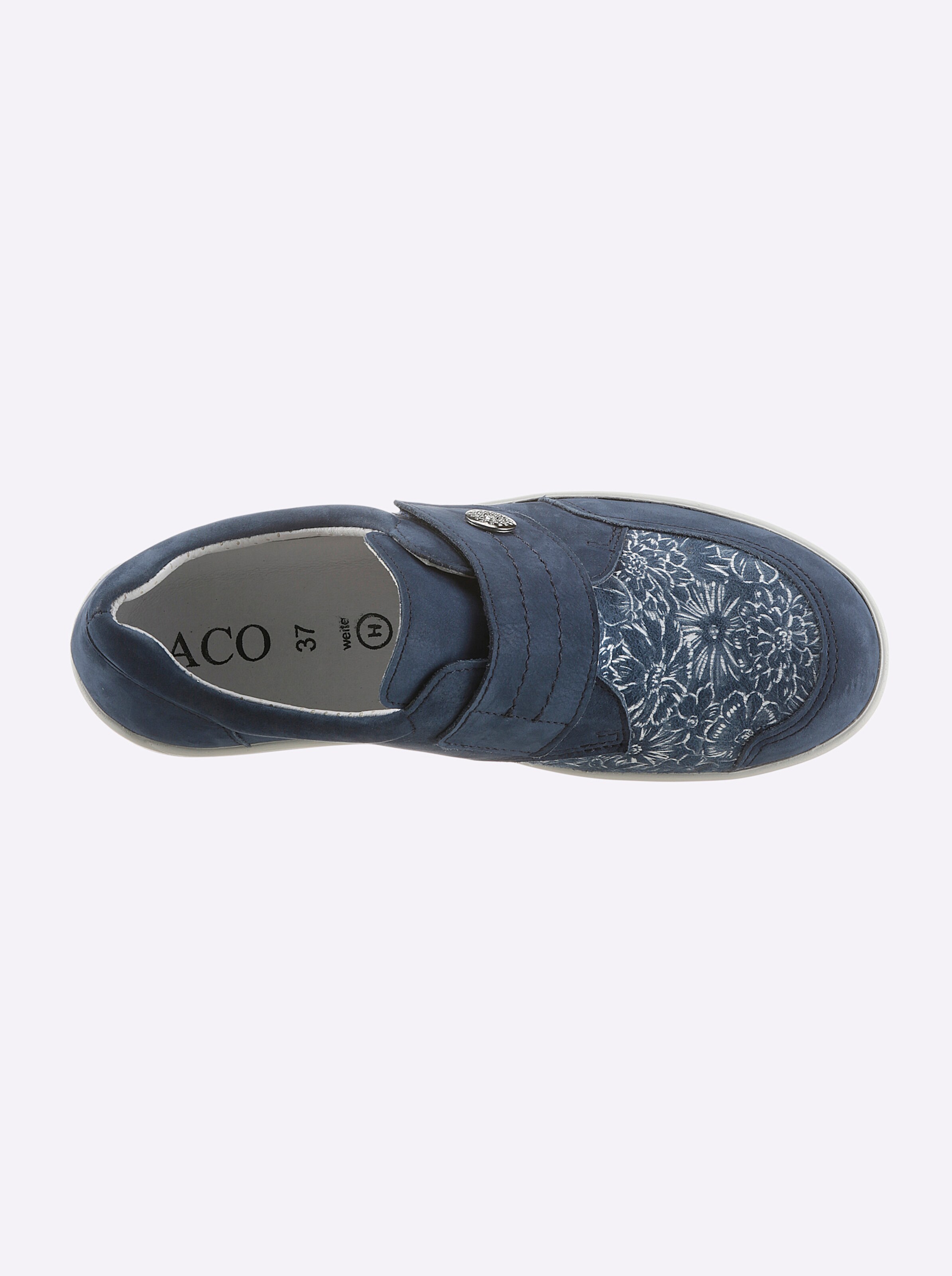 airsoft comfort+ Klettschuh in jeansblau