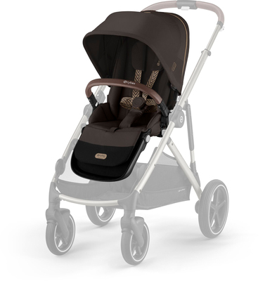 Cybex GAZELLE S Sittedel, Black/Chocolate Brown