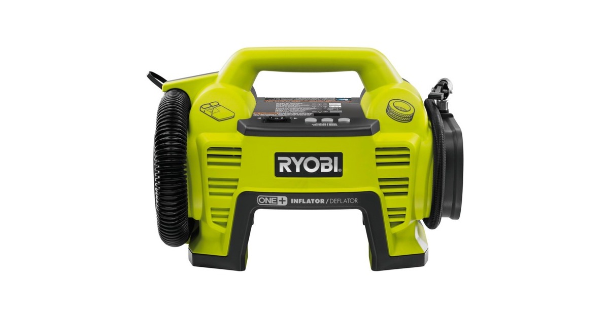 RyobiAccu-compressor R18I-0 luchtpomp  (Groen/zwart, Accu en oplader niet inbegrepen)