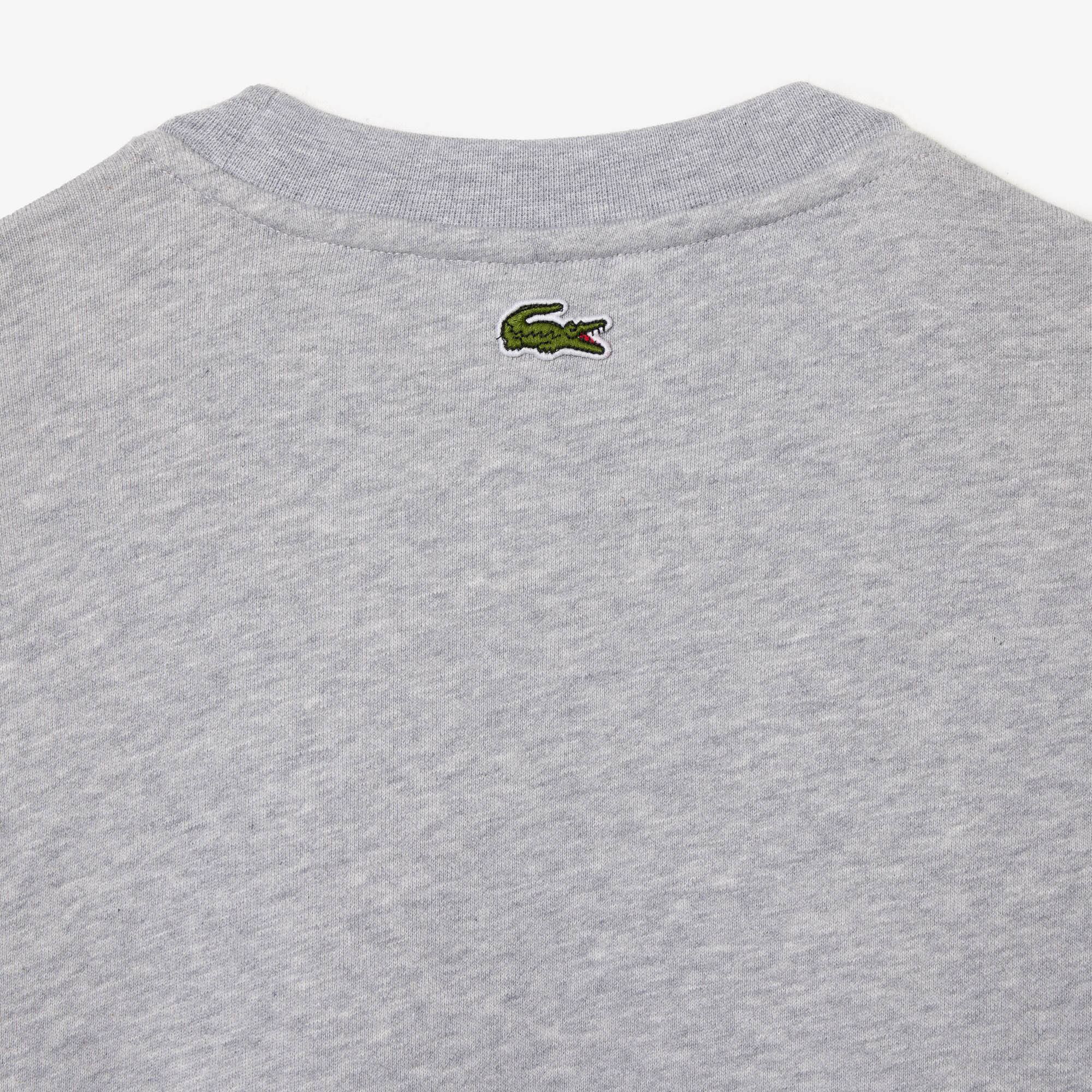 Jogger-Sweatshirt mit Croc-Aufdruck Sweatshirts - Grau - Lacoste - Herren