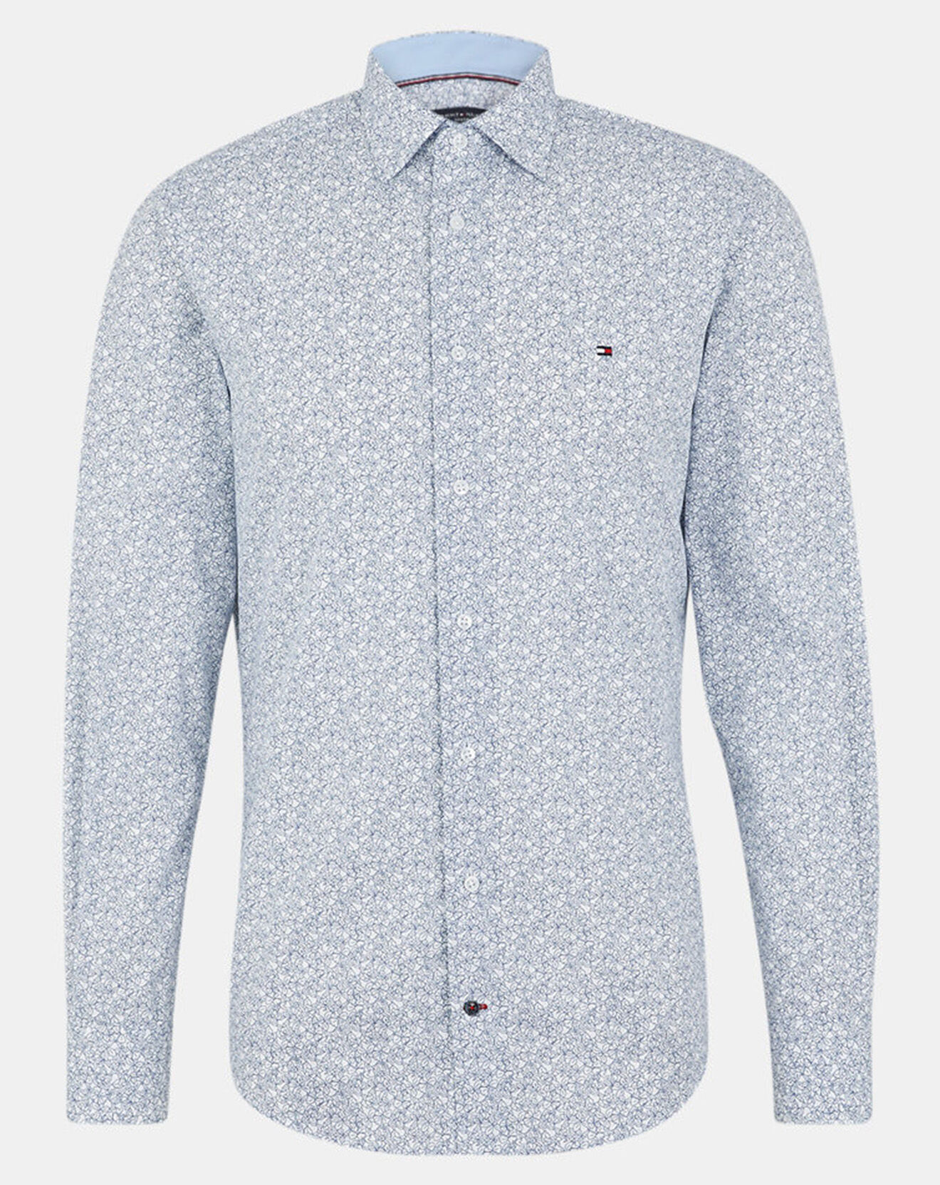 Tommy Hilfiger Chemise Regular imprimé floral blanc/bleu