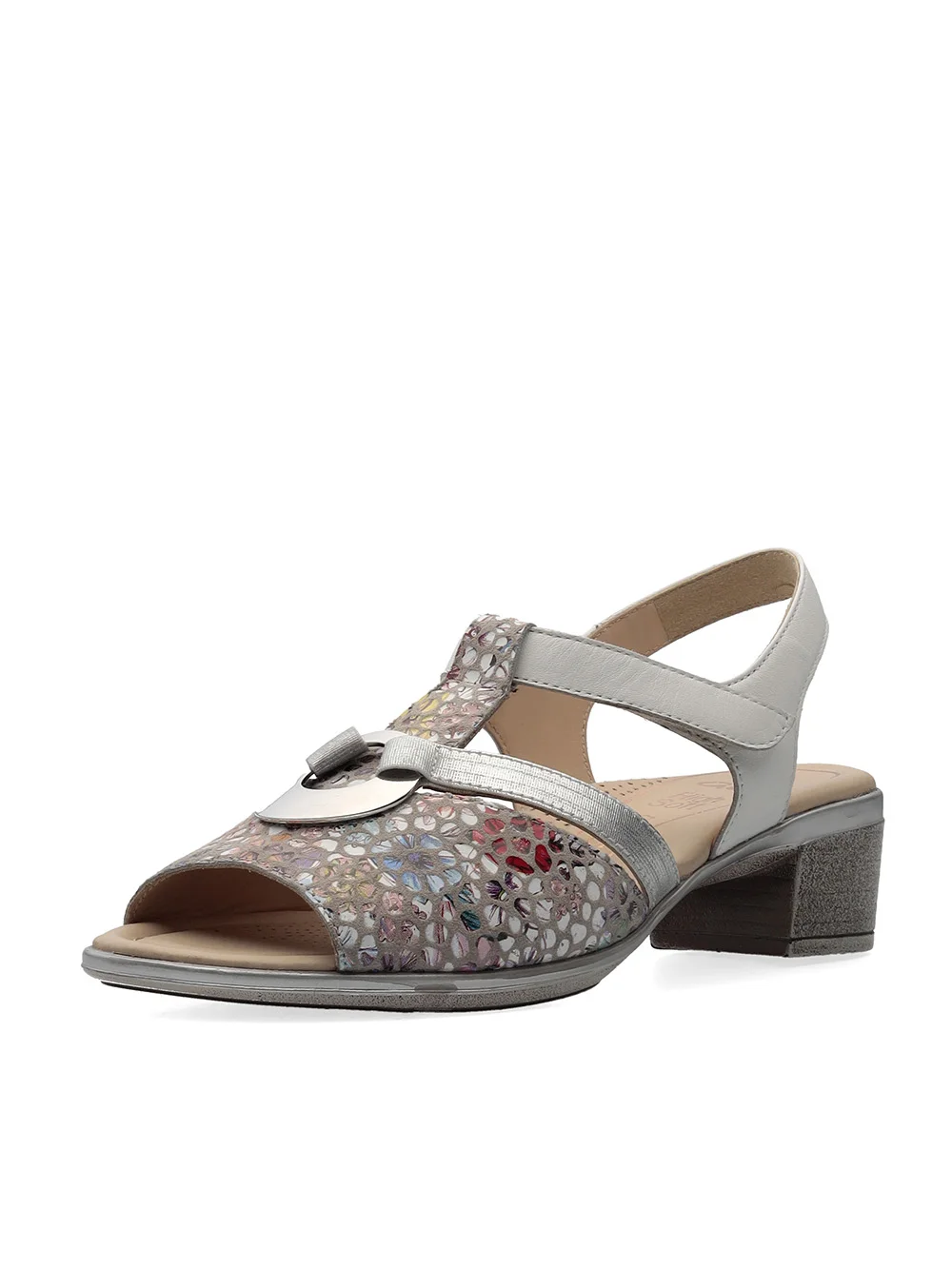 Sandalette Lugano sasso weiß
