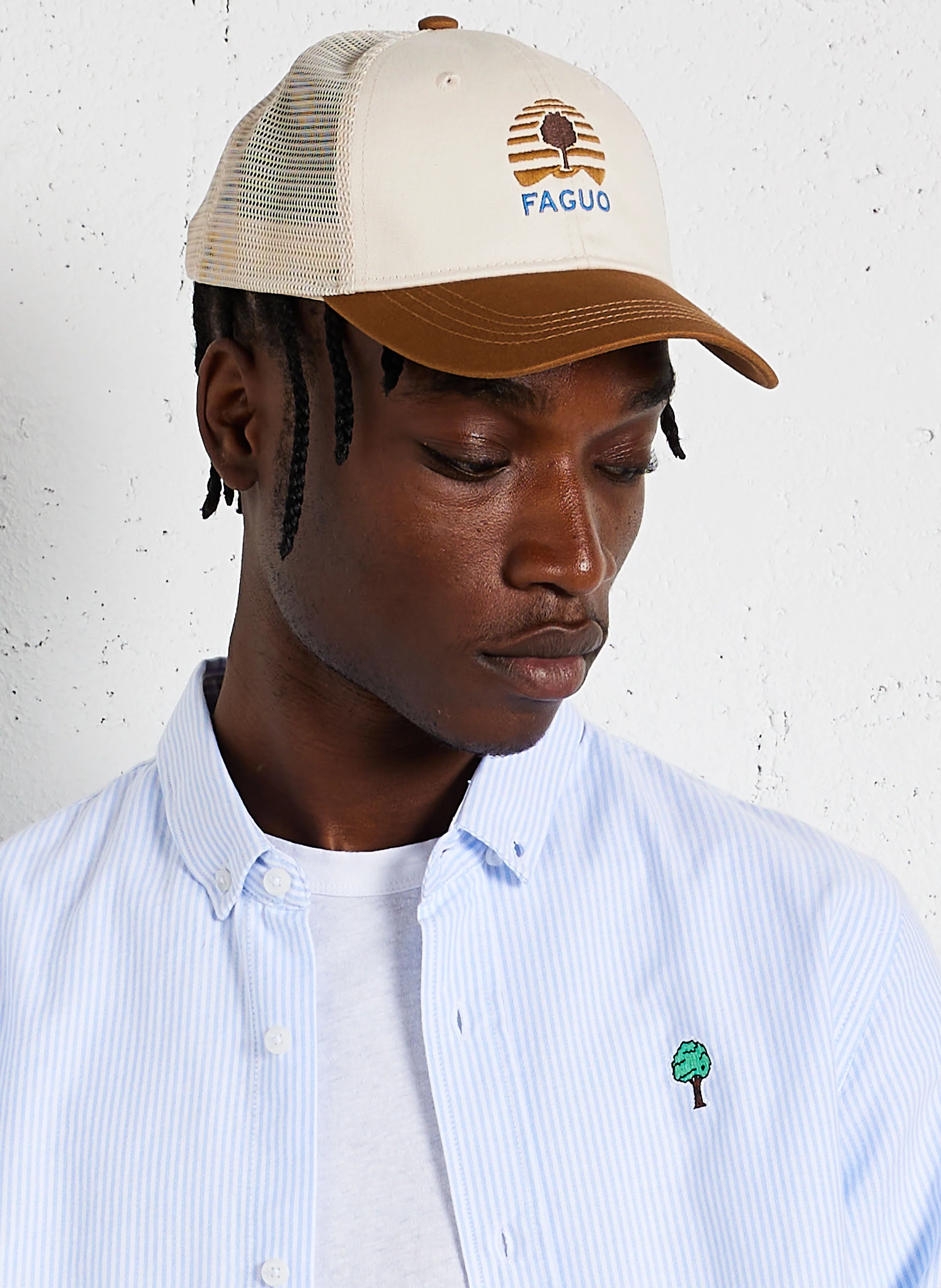 Casquette en coton | Marron