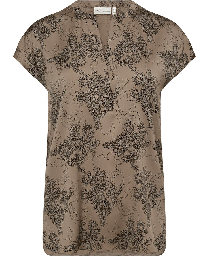 InWear LikoIW Print Top Paisley desert taupe